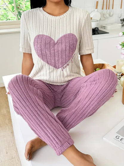 SERENITÀ — Completo loungewear a costine