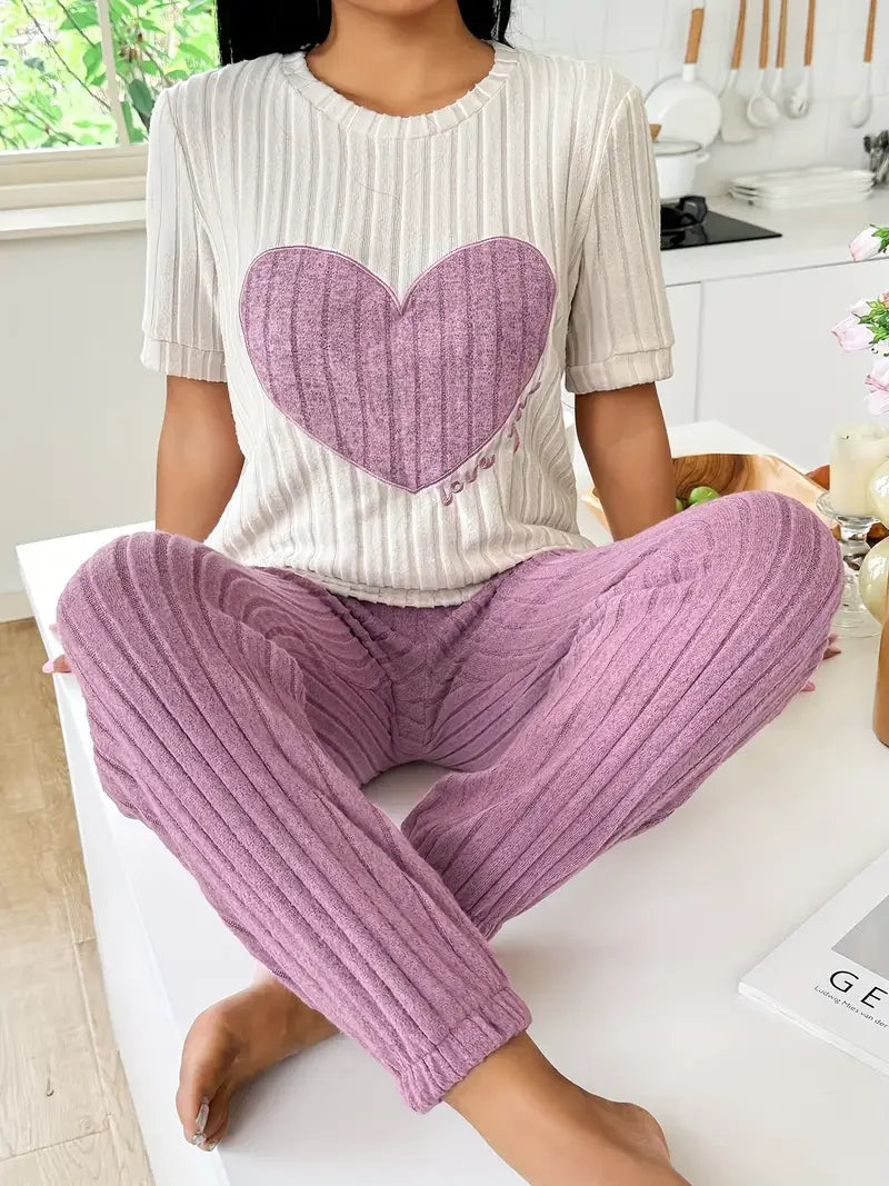 SERENITÀ — Completo loungewear a costine