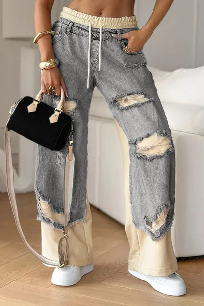 Pantaloni in denim da donna