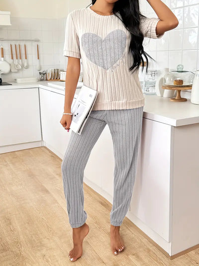 SERENITÀ — Completo loungewear a costine