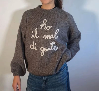 Aurovs Milano – Maglione (ho il mal di gente