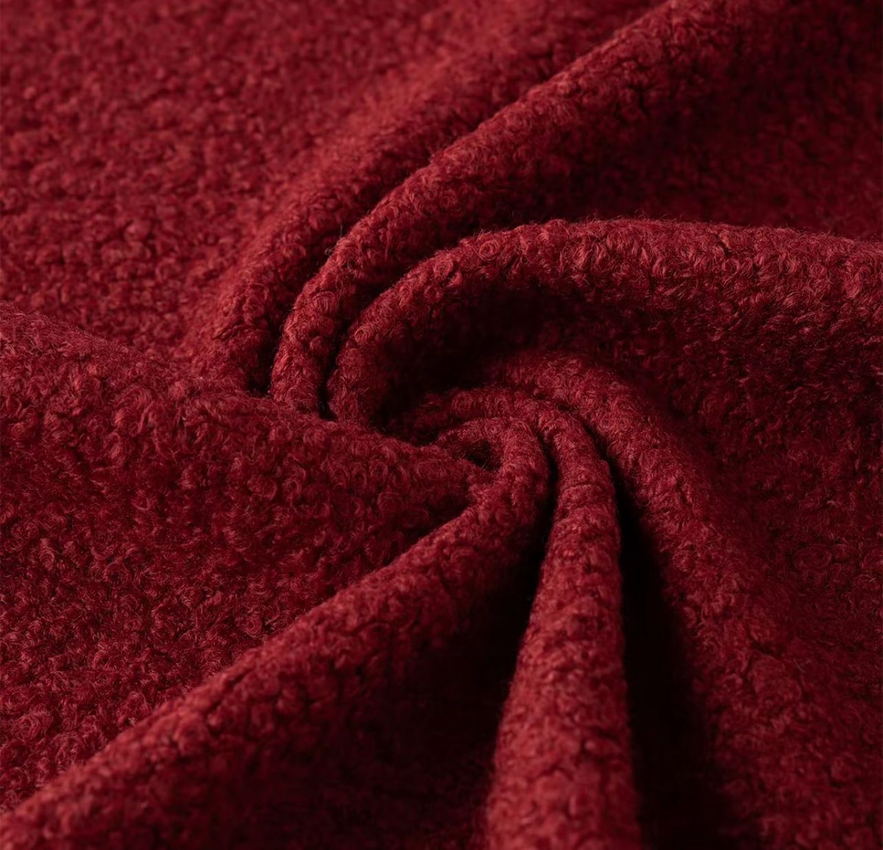 Aurvos Milano – Cappotto Bouclé Donna Elegante Caldo con quattro bottoni frontali