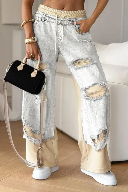 Pantaloni in denim da donna