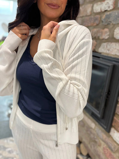 Tuta Due Pezzi Nera con Strass