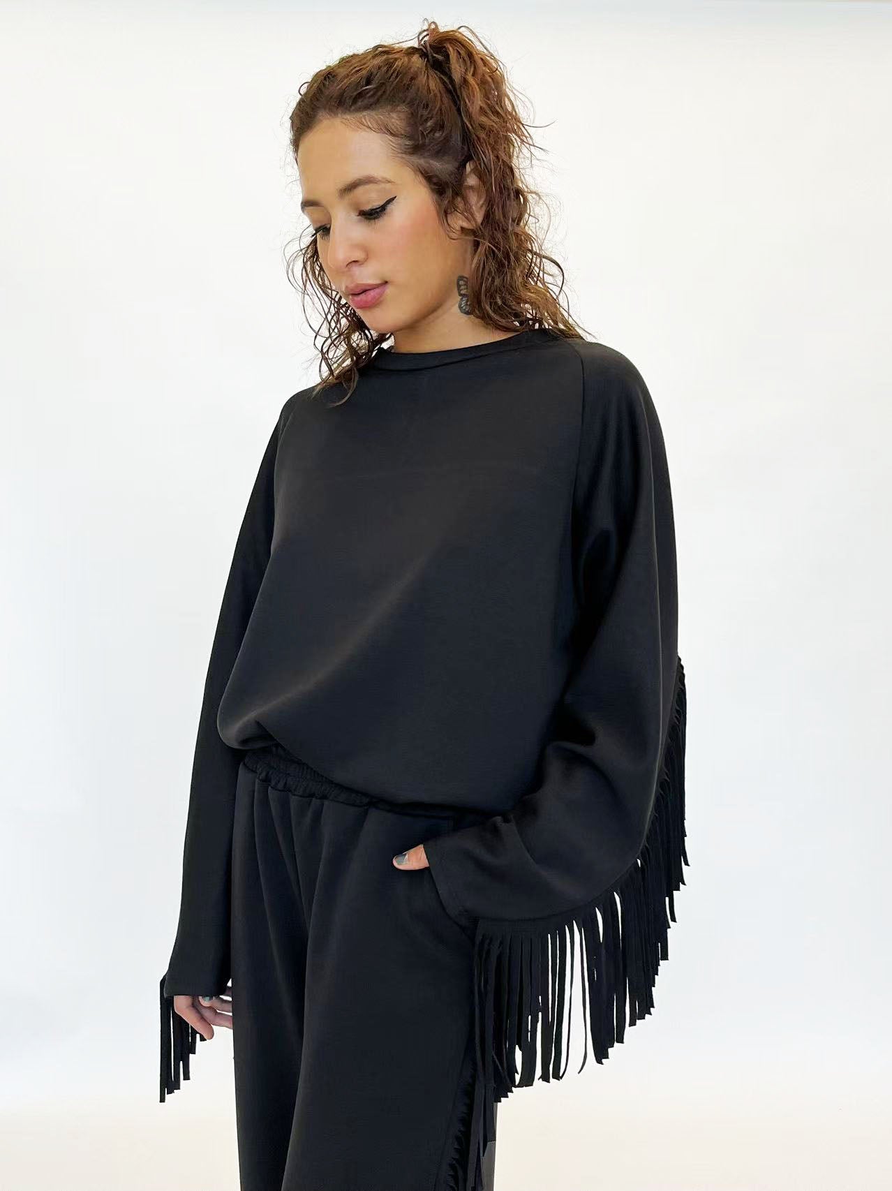 Completo Frida con Frange Laterali Aurvos Milano