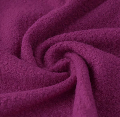 Aurvos Milano – Cappotto Bouclé Donna Elegante Caldo con quattro bottoni frontali