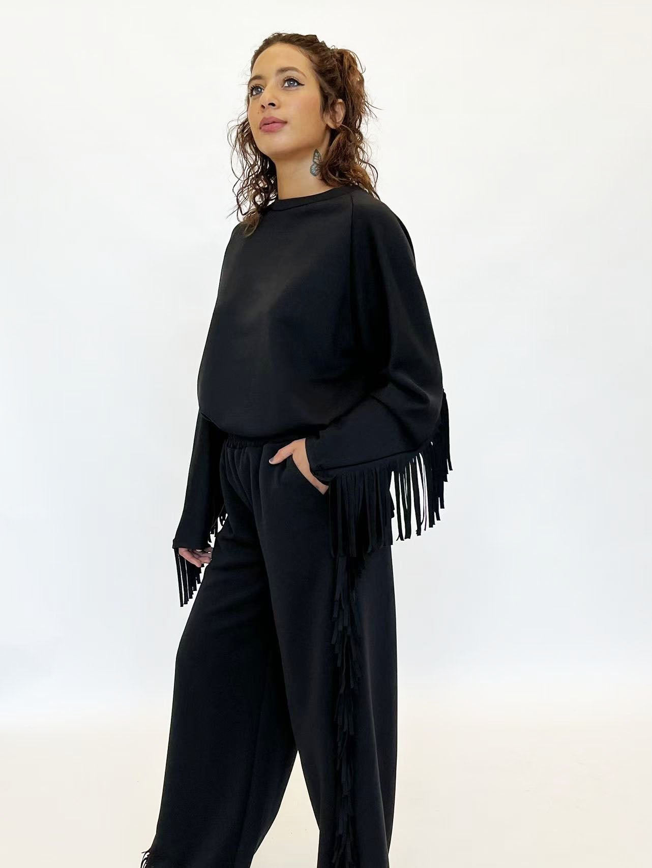 Completo Frida con Frange Laterali Aurvos Milano