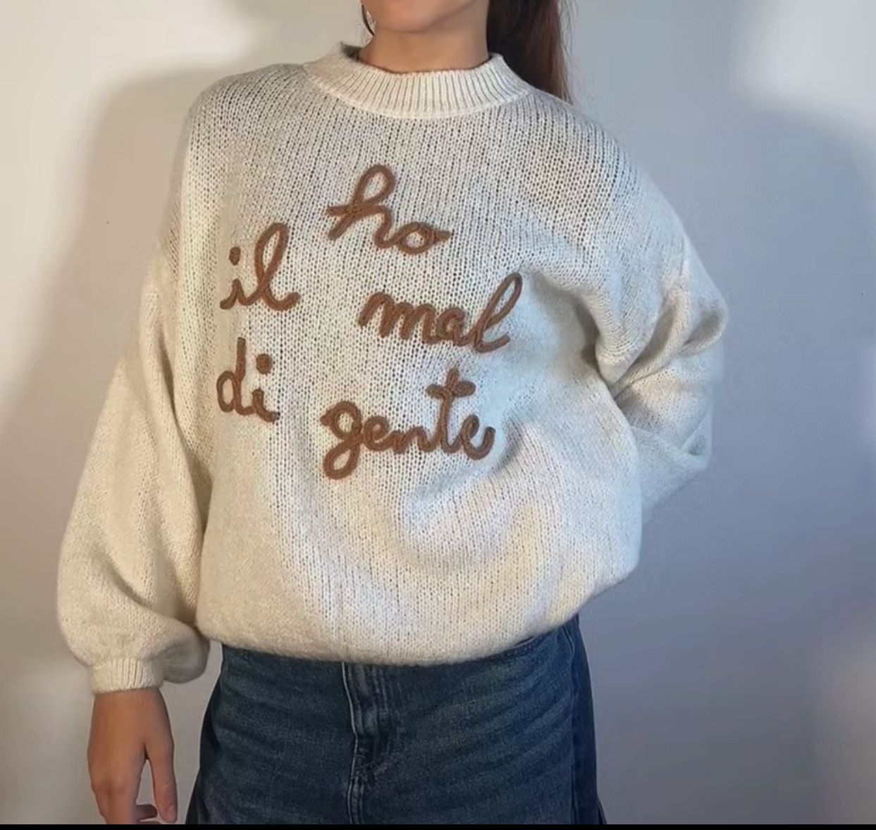 Aurovs Milano – Maglione (ho il mal di gente