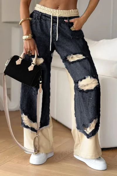 Pantaloni in denim da donna