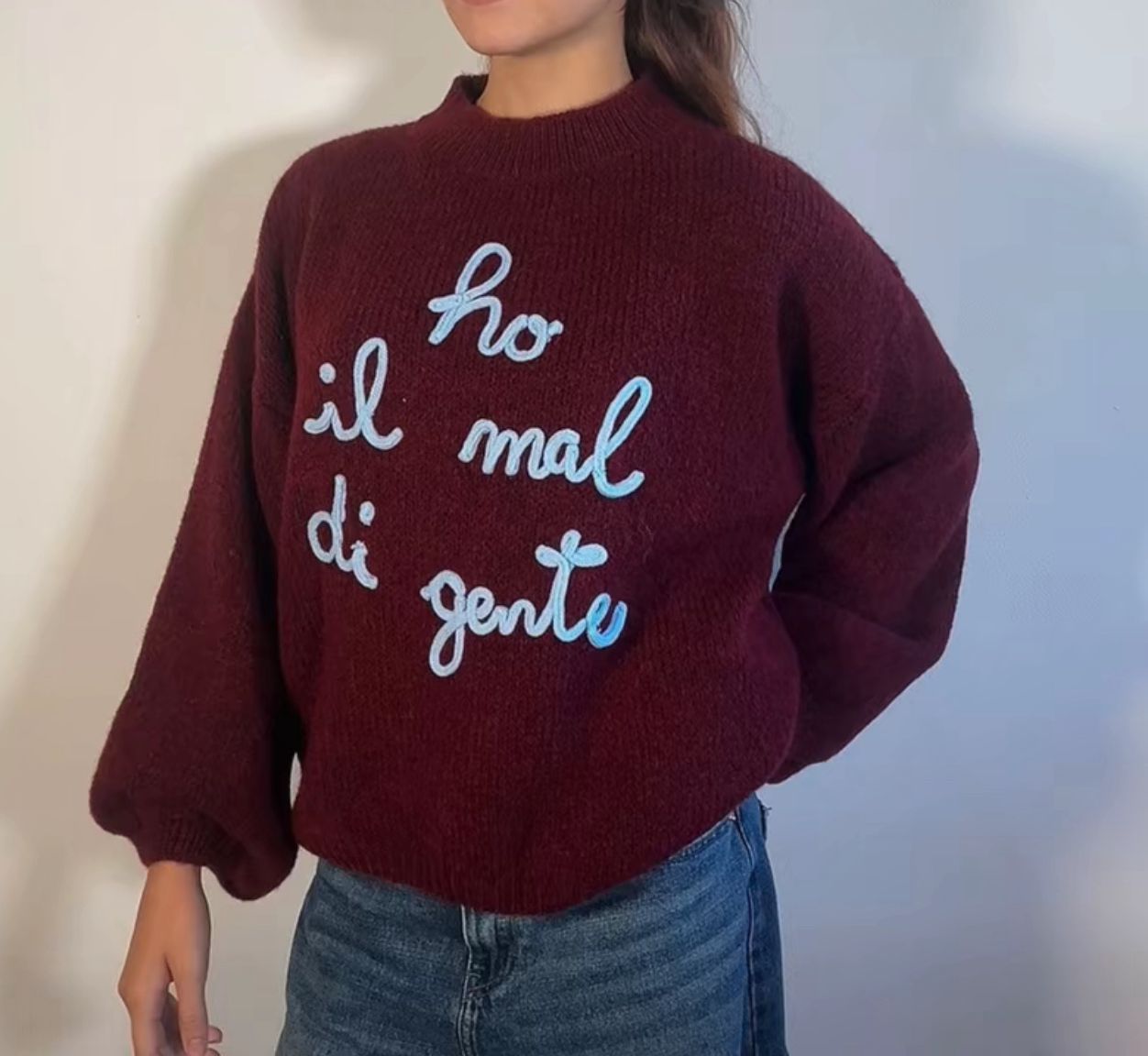 Aurovs Milano – Maglione (ho il mal di gente