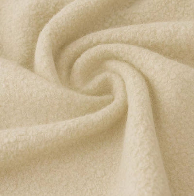 Aurvos Milano – Cappotto Bouclé Donna Elegante Caldo con quattro bottoni frontali