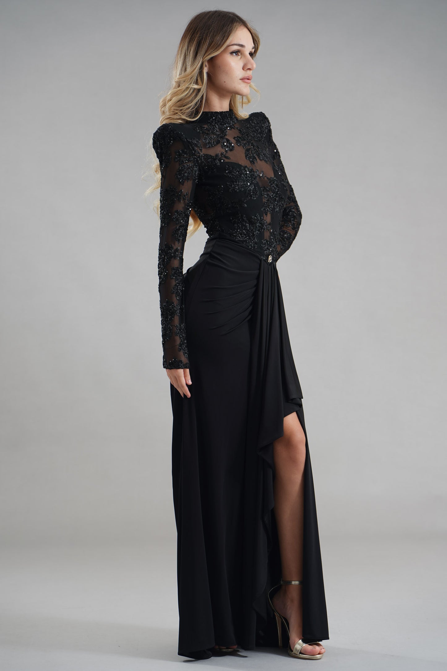 Abito con paillettes Abiti Aurvos Milano