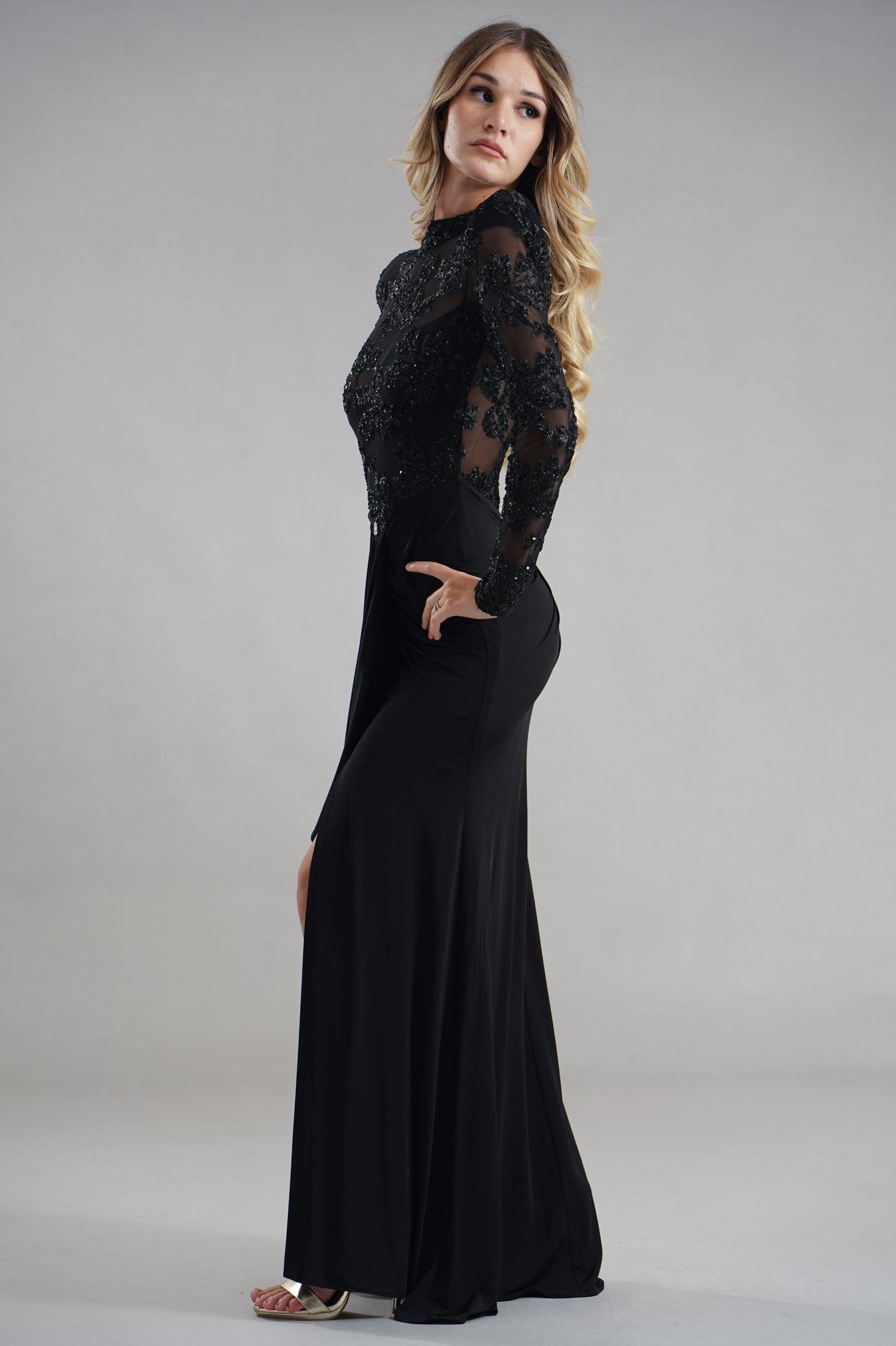 Abito con paillettes Abiti Aurvos Milano