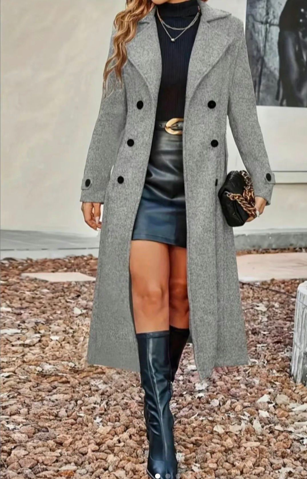 Cappotto Aurora – Lana Elegante a Doppio Petto