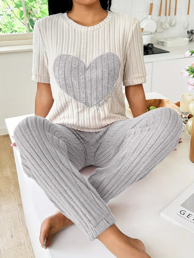 SERENITÀ — Completo loungewear a costine
