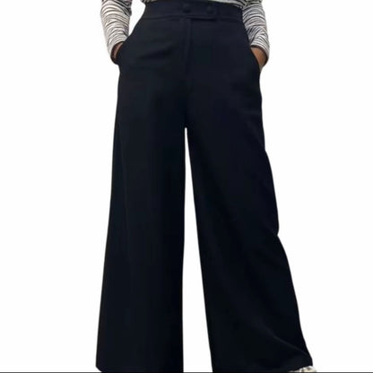 Pantalone palazzo Letizia a vita alta Made in Italy