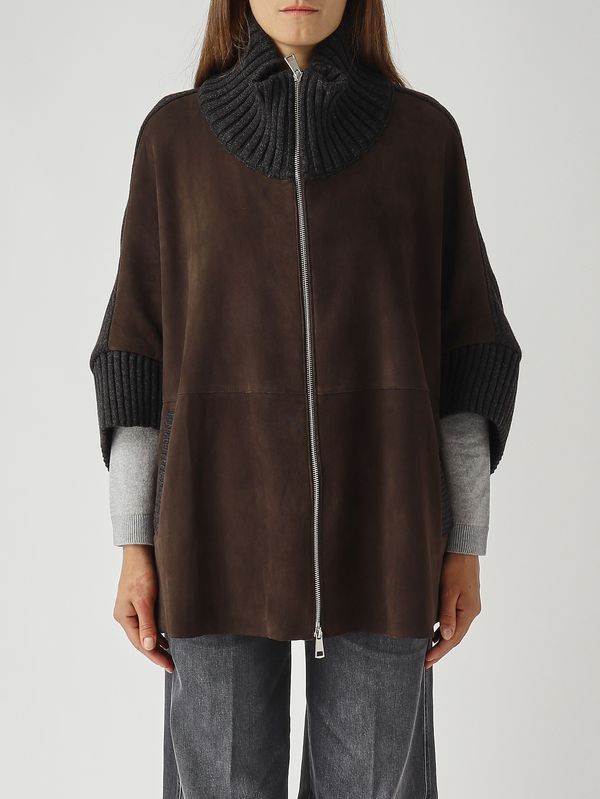 Giacca Adele Knit in Pelle