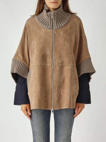 Giacca Adele Knit in Pelle