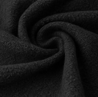 Aurvos Milano – Cappotto Bouclé Donna Elegante Caldo con quattro bottoni frontali