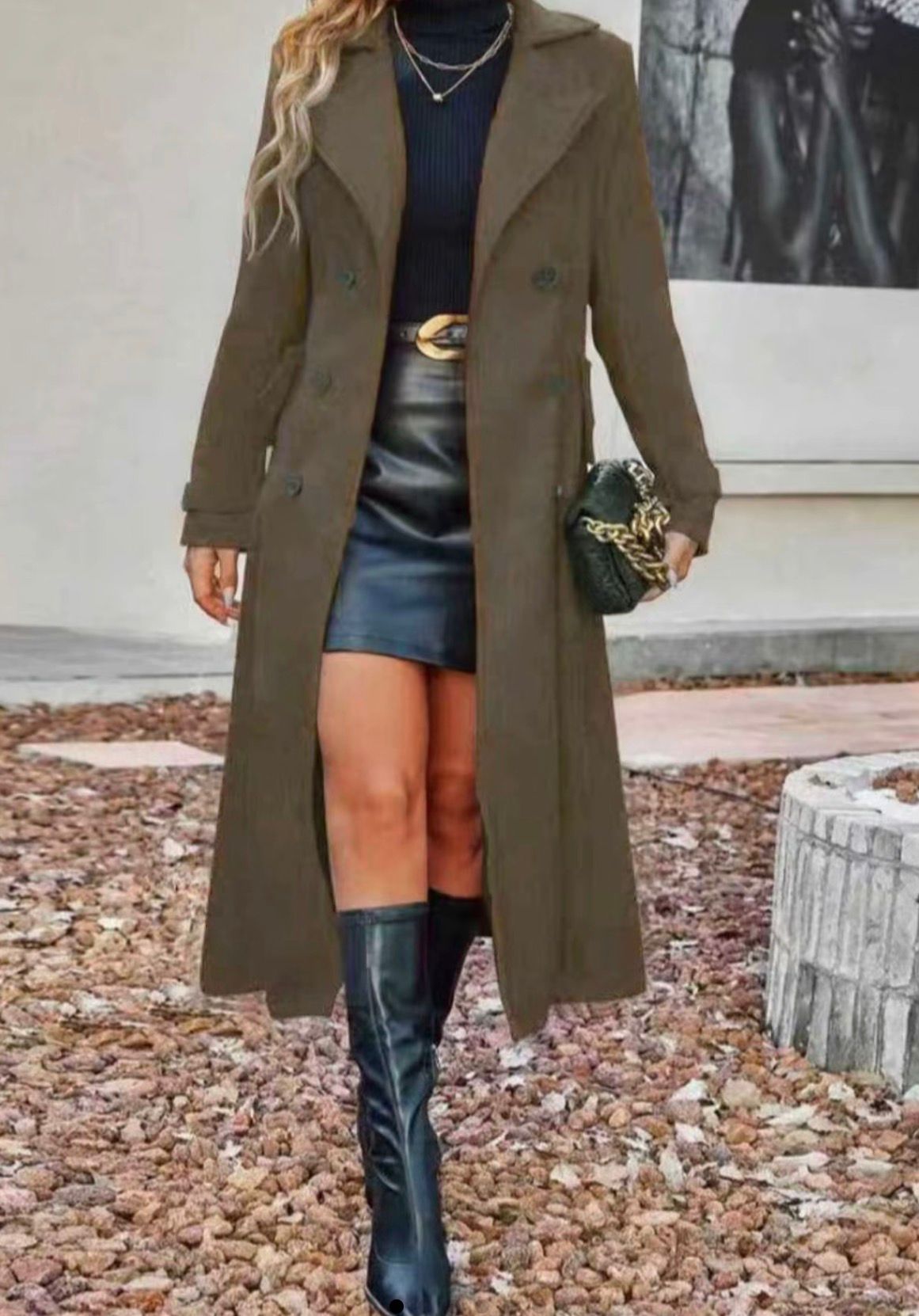 Cappotto Aurora – Lana Elegante a Doppio Petto