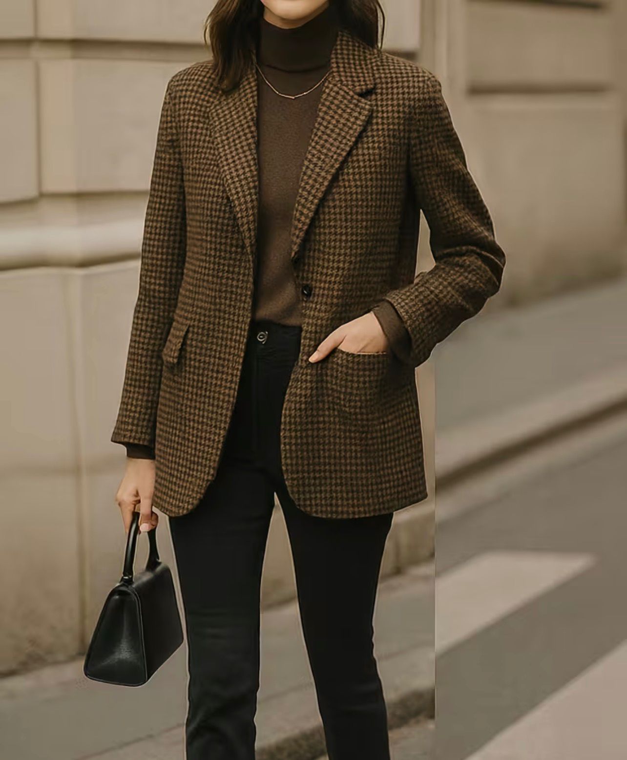 Aurvos Blazer Donna in Tweed