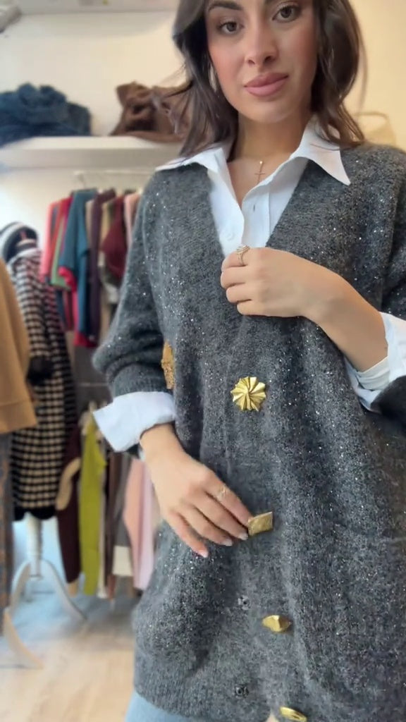 Cardigan Morbido Luxury Grey